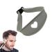 Hairline Shaping Tool - Hairline Haircut Shaping Tool Adjustable Curved Silicone Haircut Bands for Hair Salons and Home Gray