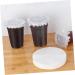 Operitacx to Go Coffee Cups Espresso Gasket Pads Cup Sealer Film Round Paper Leakproof Pads Paper Sealing Pads Beverage Paper Sealing Films 13cm/ 5.1inch (White) Espresso Liner 13X13X0.05CM - Buy Online on GoSupps.com