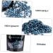 Fomiyes Wax Beans for Hair Removal - 3 Pack Soft Wax Pearls Blue Film Wax for Eyebrows & Body Efficient Hair Remover Tool - Buy Online on GoSupps.com