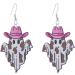 Feylie Halloween Wood Earrings - Vintage Skull & Spider Dangling Statement Jewelry for Girls - Buy Online on GoSupps.com