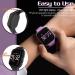 Kids Led Pedometer Watch   Digital Steps Tracker   Non-Bluetooth  Vibrating Alarm Clock  Stopwatch  Great Gift for Children Teens Girls Boys Square- White - Buy Online on GoSupps.com