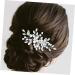 Didiseaon Bridal Headwear Hair Side Combs Elegant Bridal Headpiece Hair Wedding Decor Hairpin Decor Hair Comb Hair Clips Bridal Pearl Hair Pin Grace Crystal Miss White Hair Piece - Buy Online on GoSupps.com