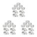ENERRGECKO 75x 15Ml Aluminium Tin Make Up Candle Pots Capacity Empty Big Cosmetic/Candle//Hair Product