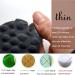 Manual Facial Cleansing Brush with Bamboo Charcoal Fiber Bristles - Skin Cleanser & Scrubber for Acne, Face Mask Application, and Deep Pore Cleaning - Buy Online on GoSupps.com