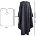 Buy Salon Hair Cutting Cape - Stylish Polyester Pongee Hairdresser Cape for Family & Daily Trimming Complex Styling in Black - Buy Online on GoSupps.com