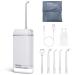 Enterpuly portable oral shower test winner 2023 oral shower travel oral shower wireless mobile water fin for on the go small electric mouth shower tooth shower with 3 modes & 5 nozzles error teeth white