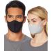 32 DEGREES 3 Pack Unisex Adult Cloth Face Mask Silver/Black Medium (Pack of 3)