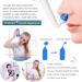 2PCS Neti Pot Sinus Rinse Kit - 300ml 10oz Nose Cleaner & Sinus Irrigation for Blocked Nose - Includes 2 Bottles, 4 Nozzles, and Nasal Spray - Buy Online on GoSupps.com