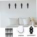 Cabilock 20 Pcs Hook up Wall Mounted Coat Hooks Rustic Coat Hooks Rustic Hanger Robe Hook Bag Hook Porch 7X4CMx2pcs Blackx2pcs - Buy Online on GoSupps.com