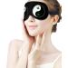 Weed Yin Yang Sleep Mask - Adjustable Blindfold for Sleeping, Blocking Light - Men and Women - Buy Online on GoSupps.com