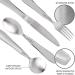 Linelax Weighted Utensils for Tremors and Parkinson's - 5 Piece Heavy Weight Steel Silverware Set - Adaptive Eating Flatware for Hand Tremor and Parkinson's - Buy Online on GoSupps.com