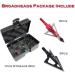 Smarkey Archery Broadheads Fixed Blades - 12pcs Hunting Gifts Package for Crossbow, Recurve Bow, and Compound Bow Hunting - Buy Online on GoSupps.com