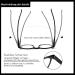 COJWIS 5 Pack Blue Light Filter Reading Glasses for Men & Women - Anti-Fatigue UV Protection 2.50x Magnification - Buy Online on GoSupps.com