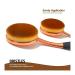 Sunscreen Brush Set - Portable Sunblock Applicator for Kids & Families | Child-Safe Face & Body Protection in Black/Rose Gold - Buy Online on GoSupps.com