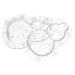 SEWOART 1 Set Shaping Clear Mold Vegetable DIY Molds Melon Stereotypes Plastic Forming Machine