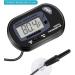 Neptonion Aquarium Thermometer - LCD Digital Fish Tank Temperature Monitor with Suction Cup for Reptiles - Buy Online on GoSupps.com