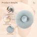 2-in-1 Sunflower Bath Ball & Suction Cup - Exfoliating Sponge & Shower Loofah - Violet | International Shipping - Buy Online on GoSupps.com