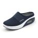 Rsaveld Air Cushion Slip-On Walking Shoes Orthopedic Diabetic Walking Shoes for Diabetic Swollen Feet 9.5 Blue