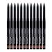 Beauty Spot (12pcs) Nabi Retractable Waterproof Eyeliner Pencil - Long Lasting Fade Resistant Formula - Quick Makeup Remover (Brown)