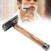 Ankroyu Men's Adjustable Beard Shaver - Double-Sided Manual Razor with Non-Slip Wooden Handle - Buy Online on GoSupps.com