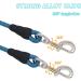 YUCFOREN Check Cord/Tie Out Long Rope Leash for Dog Training 15FT Obedience Recall Training Agility Lead for Large Medium Small Dogs Great for Training Camping Playing Backyard 15FT Black Blue - Buy Online on GoSupps.com