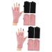 Healeved 4 Pairs Uv Gloves Uv Sun Protection Gloves Manicure Gloves Anti Uv Gel Nail Gloves Nail Art Supplies Uv Protection Gloves Gel for Nails Anti Gloves Anti-uv Cotton Accessories