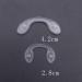 FARUTA 5x Stick-on Soft U Shape Silicone Nose Pads - Non-Slip Eyeglass & Sunglasses Pads for Ultimate Comfort - Buy Online on GoSupps.com
