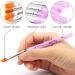 Iyowei 10PCS Reusable Nail Art Extension Forms + 7PCS Nail Art Brush Guide Tool - Acrylic Nail Art Tips & Manicure Accessory - Buy Online on GoSupps.com
