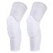 Vocoste 2 pieces Kniebandage Women Men Bandage Kneechoner for Meniscus tear arthritis joint pain running volleyball sport white L