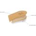 Heel Lift Elevator 10mm Height Orthotic Wedge Shoe Pad - Kaps Topmed Leather Cover - Size S (2 Pieces) - Buy Online on GoSupps.com