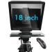 ILOKNZI i6/18 inch Wide Angle Teleprompter for 15.6" 360 Hinge Laptop/Tablet with Adjustable Supports Wide-Angle Camera Lens, Prompter/Wedding Shooting/Facial Capture (18"-Max) 18"-Rotatable