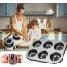 Kcvzitrds Cake Mould for Baking DIY Chocolate Dessert Biscuit and Muffin - Handmade Kitchen Utensils 12 Gold Cups - Buy Online on GoSupps.com