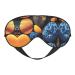 Yellow Pebbles Eye mask Soft Elastic and Adjustable Nighttime Comfort Sleeping mask Suitable for Both Men and Women