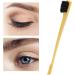Eyebrow Brush Double Head Universal Multipurpose Brow Brush for Hairdressing Shop for Home for Beauty Salon(Yellow) - Buy Online on GoSupps.com