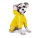Dog Raincoat Waterproof with Leg Adjustable Dog Rain Jacket with Reflective Strips Harness Hole Lightweight Dogs Waterproof Coat Jacket Dog Rain Poncho for Dogs Puppies (Large)