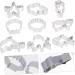 PRETYZOOM 9pcs Silver Molds Mold Supplies Stainless Ocean Steel Biscuit Lovely Tools Themed for Lover Marine - Buy Online on GoSupps.com