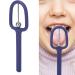 Tongue-Tip Exercise Device | U-Shaped Mouth Trainer for Oral Muscle Strength | Improve Flexibility & Strength - Blue - Buy Online on GoSupps.com