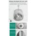 Wall-Mounted Urinals Stainless Steel Urinals with Automatic Flushing System Vertical Stainless Steel Induction Flushing Urinals Household Men's Urinals in Toilets and Bathrooms ground drainage - Buy Online on GoSupps.com