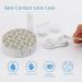 Shop Cute Llama Cactus Contact Lens Case - Portable Round Kit with Mirror for Travel & Daily Use - Buy Online on GoSupps.com
