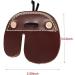 CyberDyer Cow Leather Archery Finger Tab for Recurve Bows - Brown | Hunting Finger Protector - Buy Online on GoSupps.com