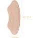 VALICLUD 6 Pairs High Heel Pads & Ankle Protectors - Loose Shoe Inserts for Big Shoes Men's Cushion Grip Non-Slip Foam Gasket Beige 9.5X3.5cm - Buy Online on GoSupps.com
