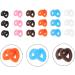 Uonlytech 30 Pairs Heart-Shaped Silicone Rings - Slipproof Glasses Holder & Ear Pads for Comfort - Buy Online on GoSupps.com