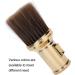 Gold Hairdresser Neck Dust Brush - Multifunctional Sweep Brush for Barbers | Shop Internationally - Buy Online on GoSupps.com