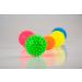 Sport-Tec Hedgehog Massage Ball - Soft Reflexology Self-Massage Tool 9 cm Neon Pink - Buy Online on GoSupps.com