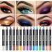 15 Colors Pearlescent Eyeshadow Pencil Waterproof Long Lasting Glitter Shimmer Eye Shadow Pen Eyeliner Stick Eyes Makeup Tools (Color : 9) - Buy Online on GoSupps.com