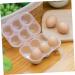 2pcs Portable Egg Box Fridge Large Capacity Egg Holder for Refrigerator Travel Shockproof Trash Can - Buy Online on GoSupps.com