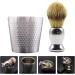 Beavorty Beard Brush Set for Men | Vintage Stainless Steel 304 Shaving Tools Soap Cup & Razor for Mustache Styling - Buy Online on GoSupps.com