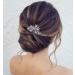 Dervivea Rhinestone Snowflake Hair Comb Barrette Silver Snow Hair Side Comb Crystal Weddings Headpieces Chirstmas Cz Snowflake Hair Piece Decorative Hair Accessories for Women and Girls Headdress - Buy Online on GoSupps.com