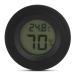 GOTOTOP Reptile Thermometer Digital Hygrometer Thermometer Gauge Round Switchable Terrarium Hygrometer with Celsius Fahrenheit for Lizard Spider Turtle Tank