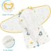 ZIGJOY Baby Swaddle Blanket 0.5 Tog 3-Way Adjustable Sleep Sack | 100% Cotton | Newborn Infant Boy Girl 0-6 Months | Aviation Dream - Buy Online on GoSupps.com